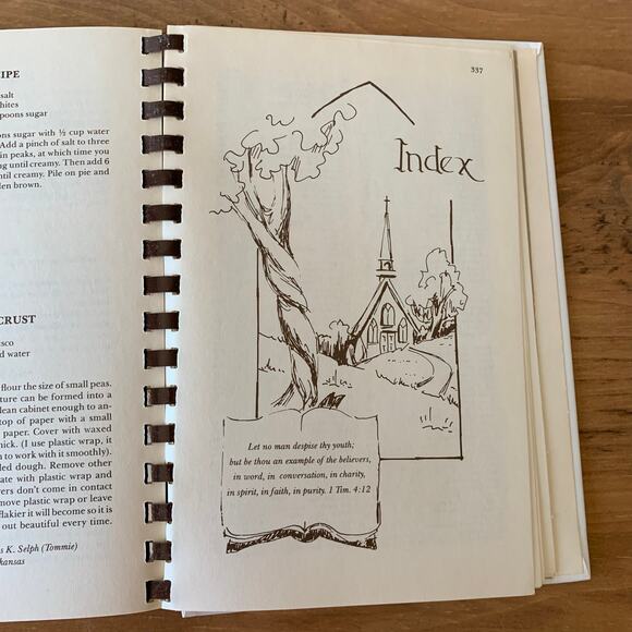 The Pastors' Wives Cookbook Sybil DuBose Wimmer Brothers 1992 Vintage - Picture 9 of 9